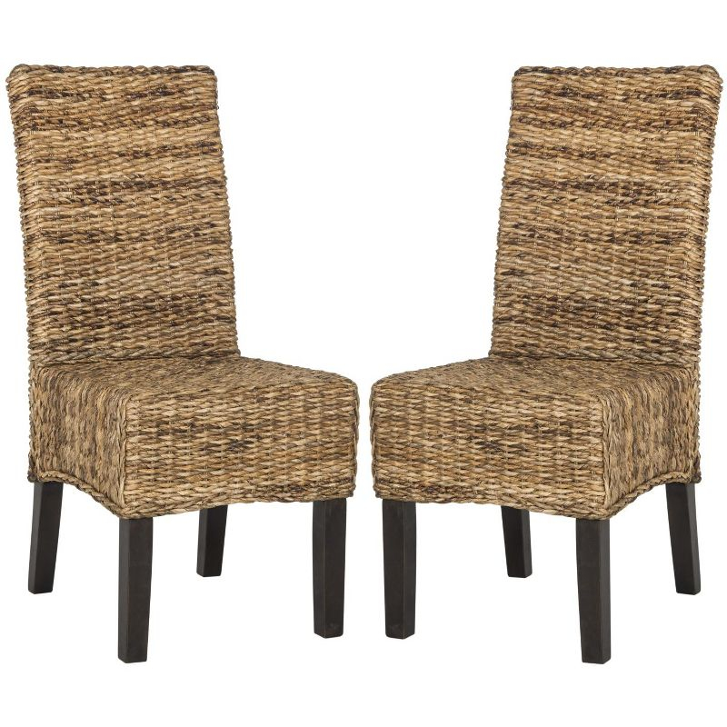 Avita 18" H Dining Chair (Set of 2) - SEA8012 - Natural - Safavieh