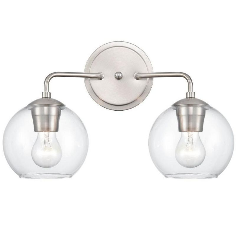 Millennium Lighting 2 - Light Vanity in  Brushed Nickel