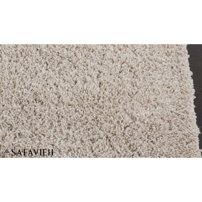 August Shag AUG561 Power Loomed Area Rug - Beige - 3'x5' - Safavieh.