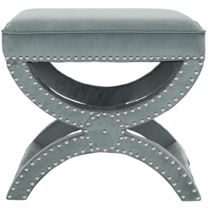 Mystic Ottoman - MCR4645 - Blue - Safavieh