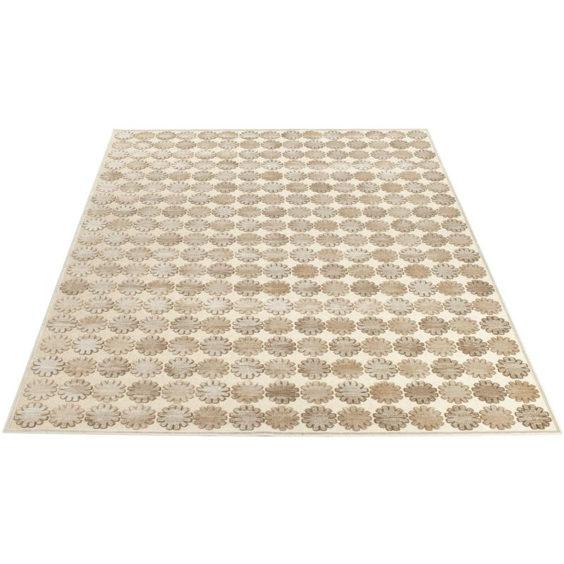 Martha Stewart Collection - MSR7430 - Indoor Power Loomed Area Rugs - Stone/Cream - 8'x10'