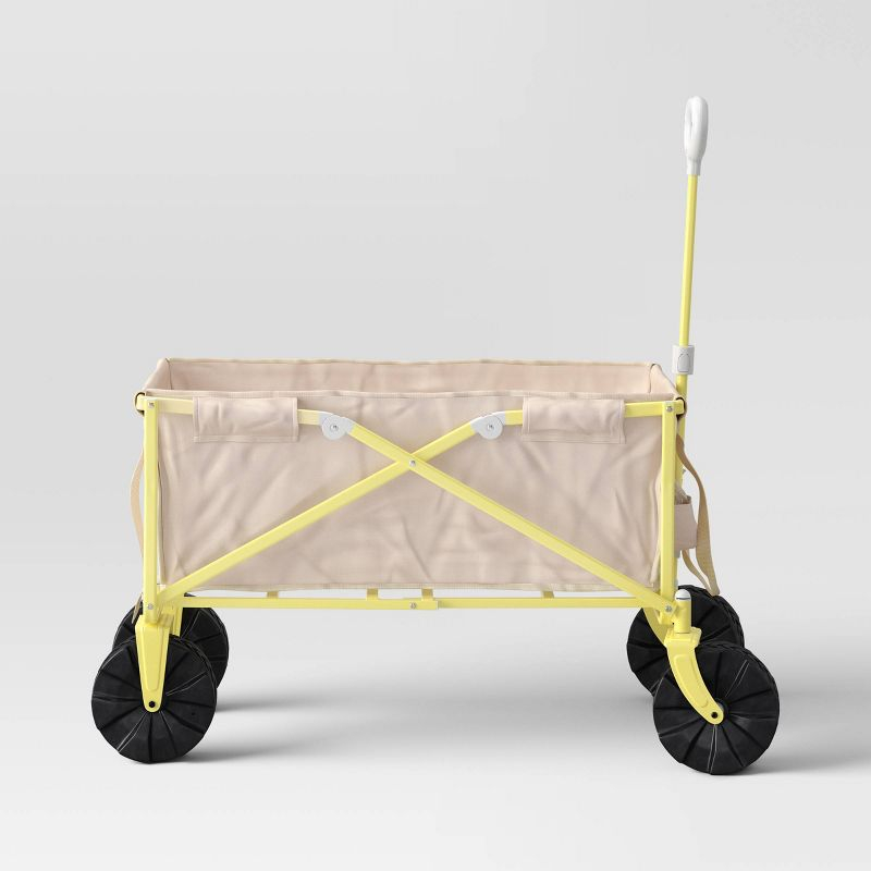 Flat Folding Wagon without Cargo Net Tan - Sun Squad™
