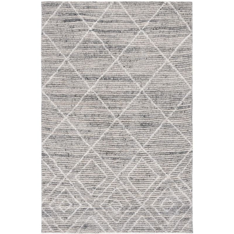 Marrakesh MRK514 Power Loomed Area Rug - Ivory/Grey - 4'x6' - Safavieh.