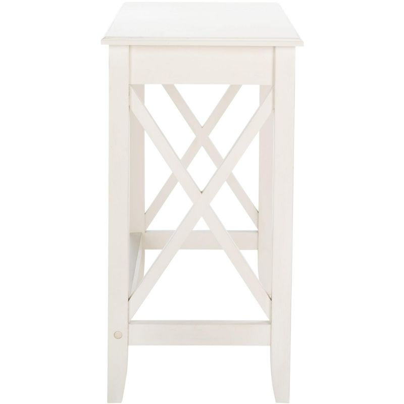 Kaytee Desk - DSK5713 - Distrssed White - Safavieh