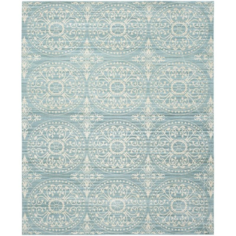Valencia VAL214 Power Loomed Indoor Area Rug - Alpine/Cream - 8'x10' - Safavieh