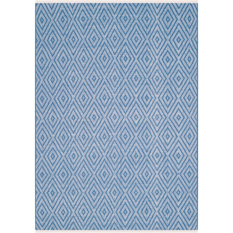 Montauk MTK811 Hand Woven Area Rug - Blue/Ivory - 5'x8' - Safavieh.
