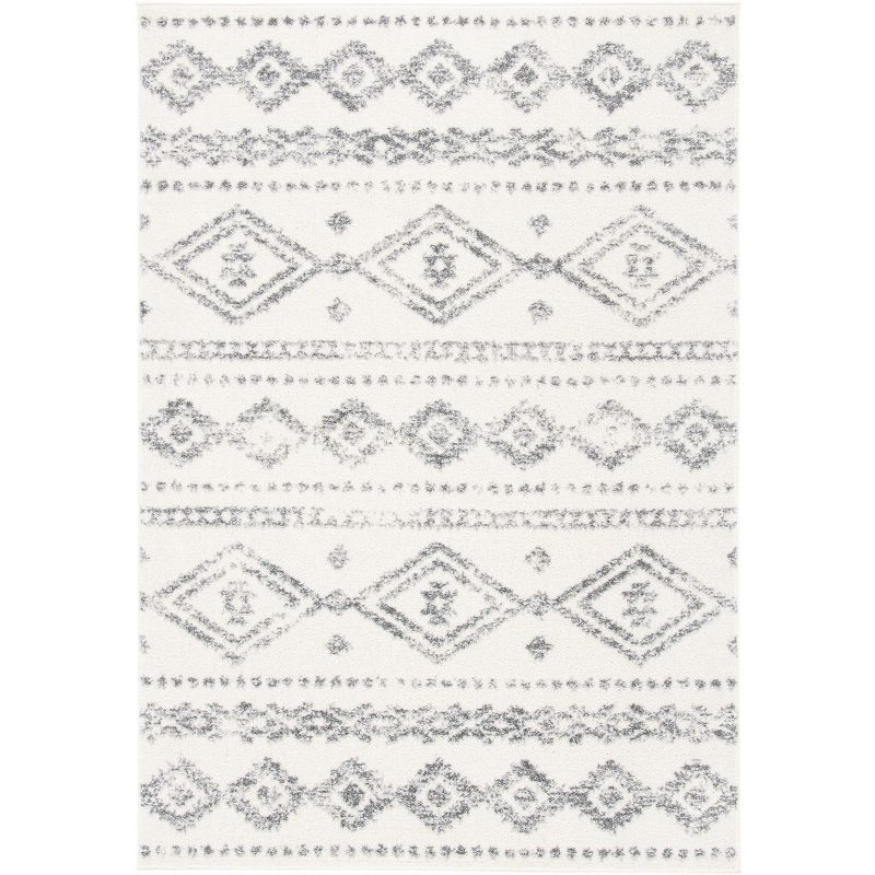 Tulum TUL655 Power Loomed Area Rug - Ivory/Grey - 8'9"x11'9" - Safavieh.
