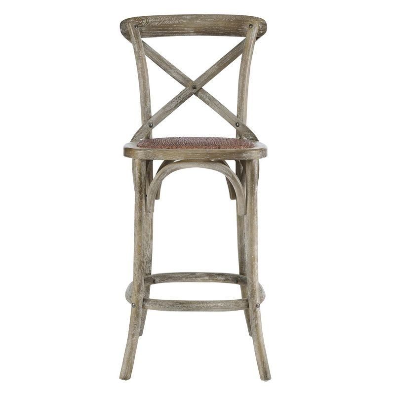 Modway Gear Counter Stool with Gray Finish EEI-5667-GRY
