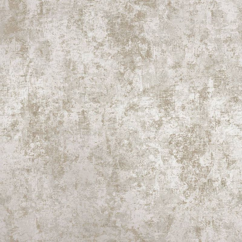 Tempaper & Co. Distressed Gold Removable Peel and Stick Wallpaper, Pearl Leaf, 28 sq ft