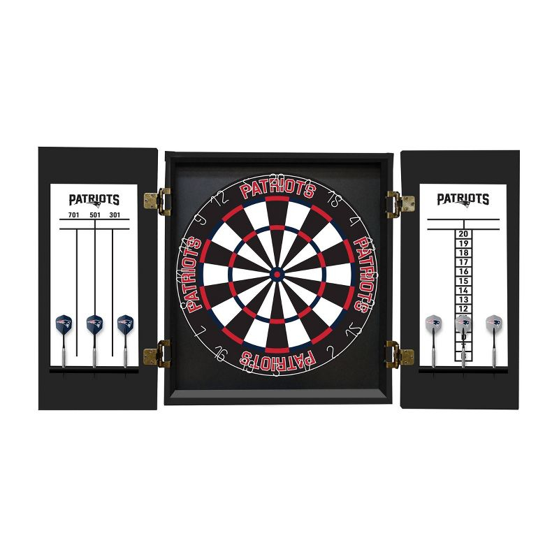 NFL New England Patriots Fan's Choice Dartboard Set