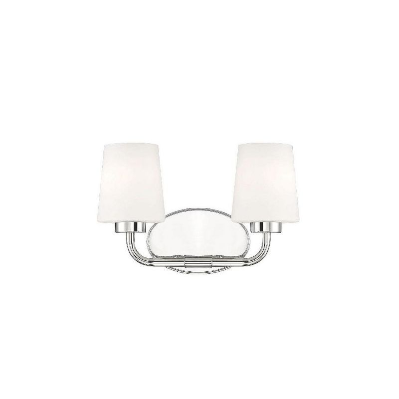 Savoy House Capra 2 - Light Vanity in  Polished Nickel