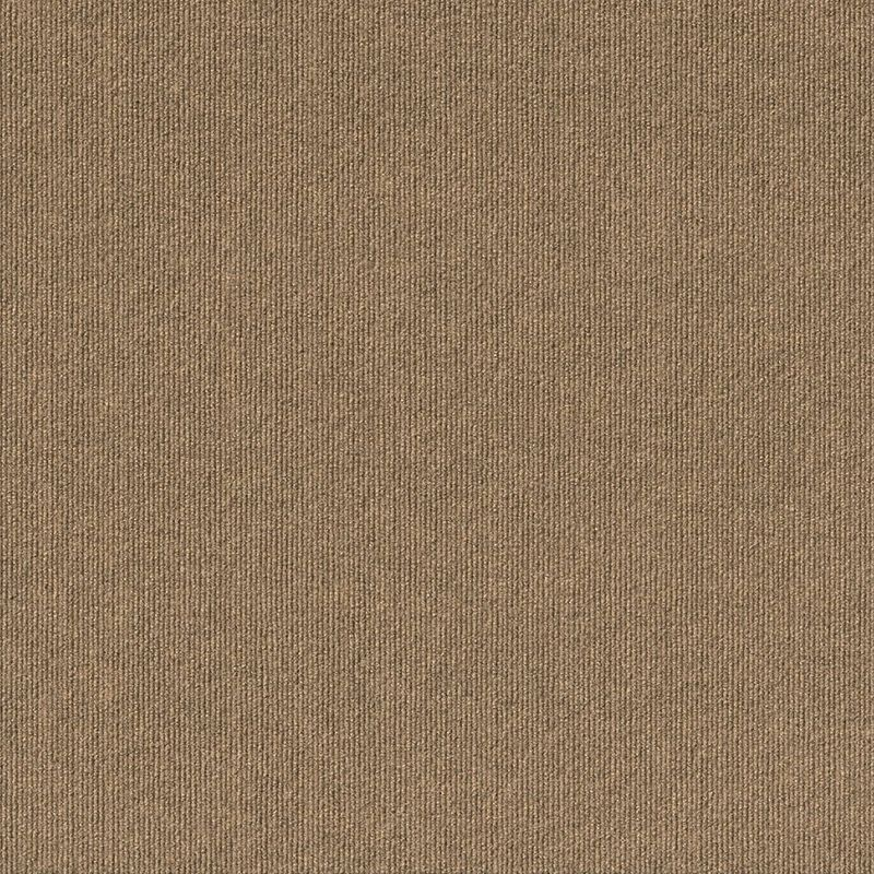 24" 15pk Ribbed Carpet Tiles Chestnut - Foss Floors: Indoor/Outdoor, Peel & Stick, Woven Polyester