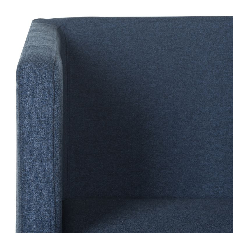 Celine Chair - FOX2033 - Navy/Chrome - Safavieh