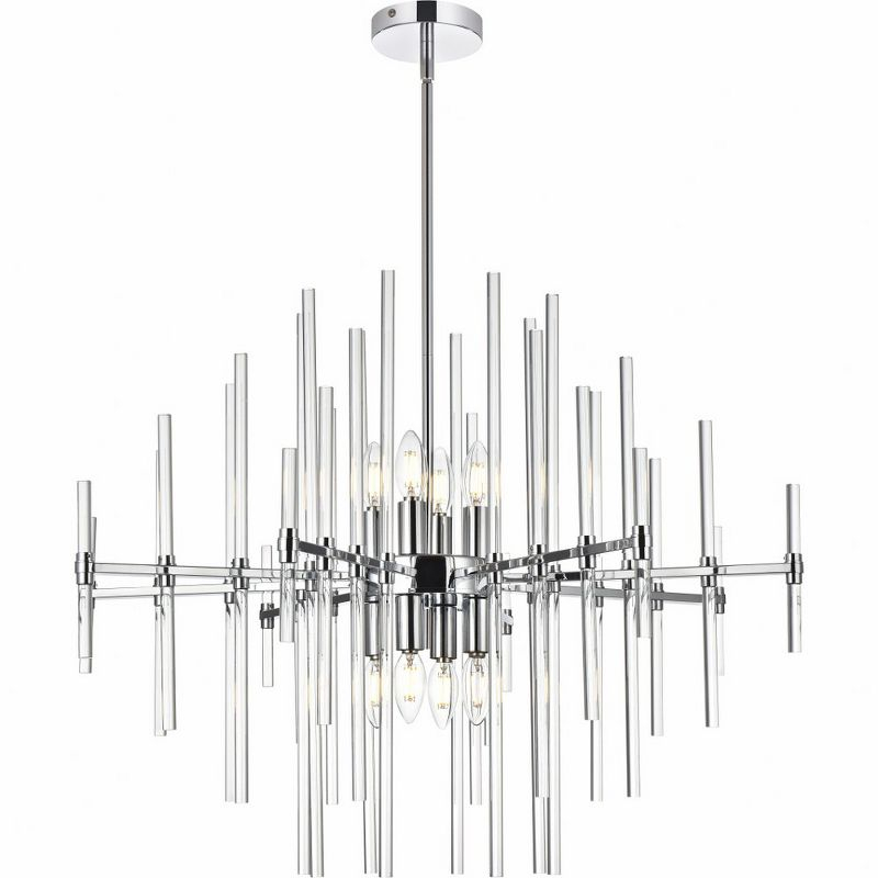 Elegant Lighting Sienna 8 - Light Pendant in  Chrome