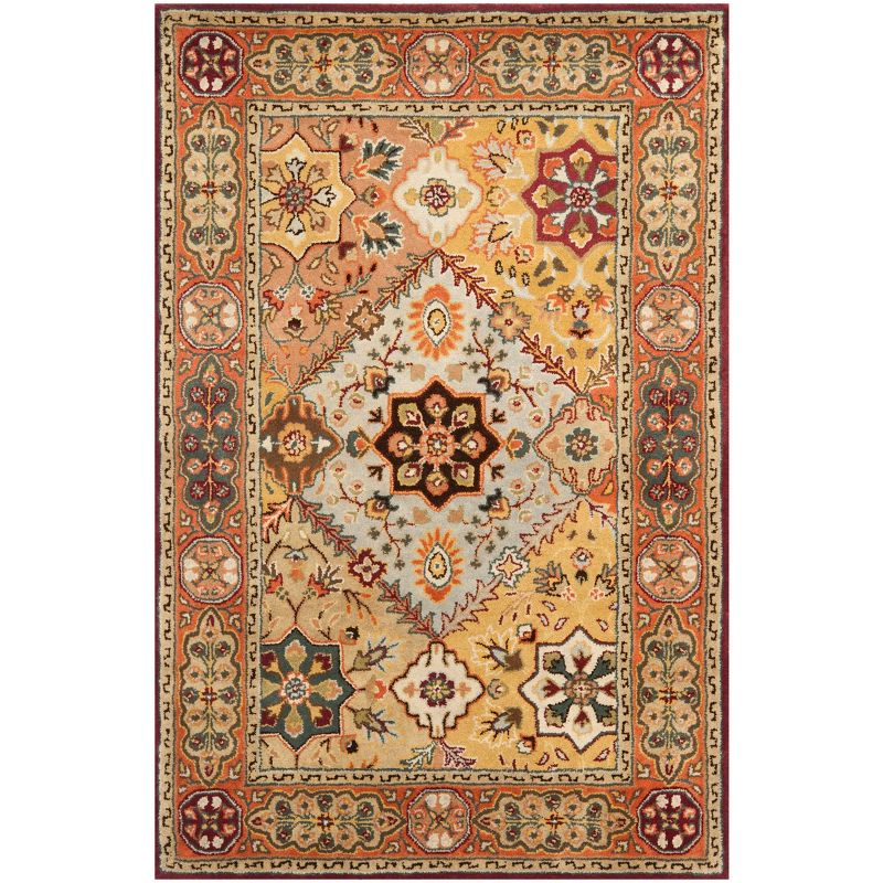 Persian Legend PL812 Hand Tufted Indoor Accent Rug - 3'x5' - Red/Rust - Safavieh