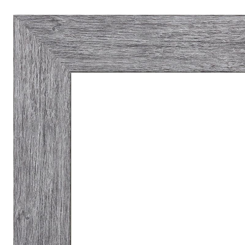 Amanti Art Natural Cork Board Framed Bark Rustic Grey Bulletin Board 29 in. x 21 in.