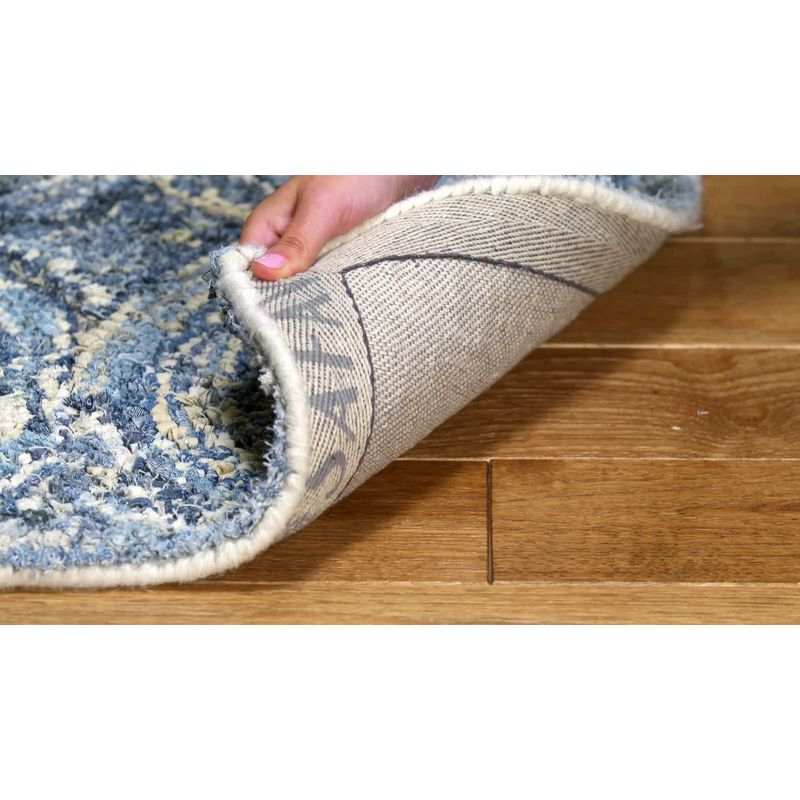 Nantucket NAN214 Hand Tufted Indoor Area Rug - Blue - 8'x10' - Safavieh.