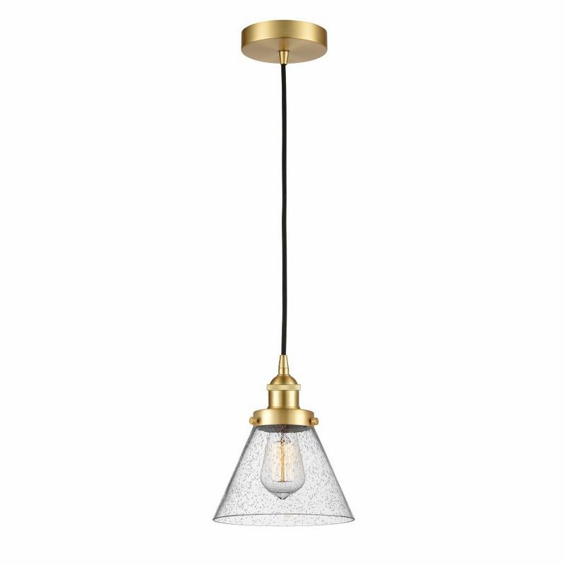 Innovations Lighting Cone 1 - Light Pendant in  Matte Black