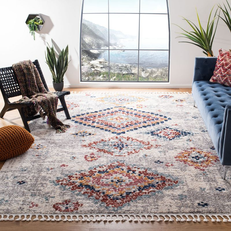 Morocco MRC954 Power Loomed Area Rug - Ivory/Multi - 8'x10' - Safavieh.