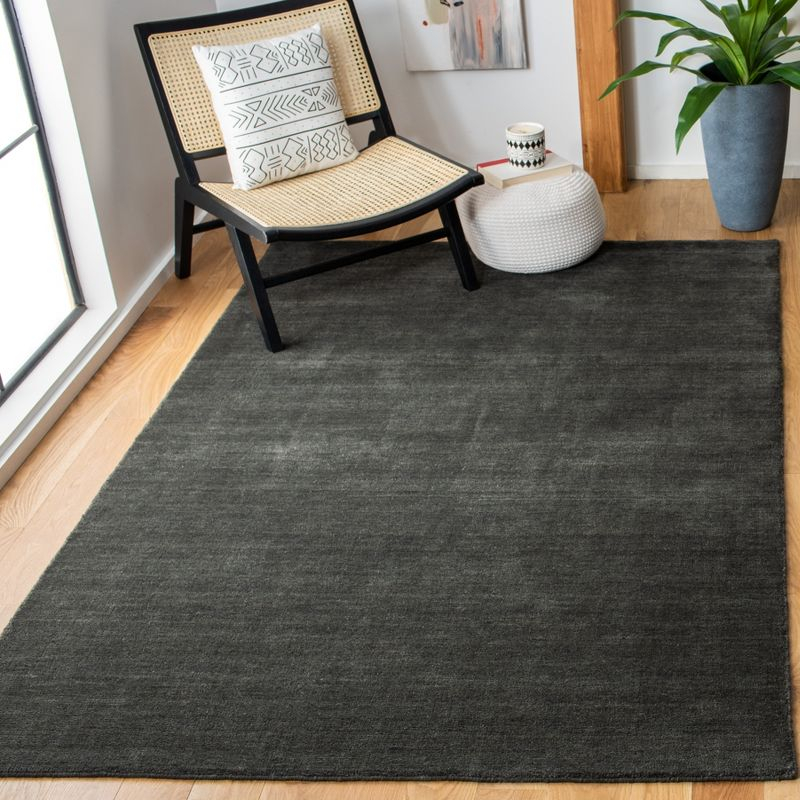 Himalaya HIM311 Handmade Area Rug - 5'x8' - Charcoal - Safavieh