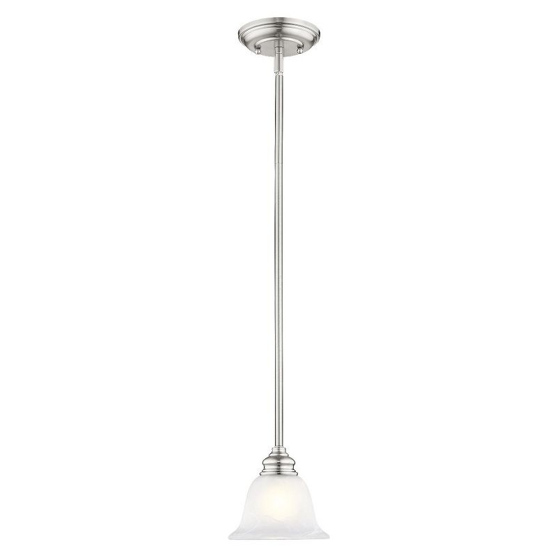 Livex Lighting Essex 1 - Light Pendant in  Brushed Nickel
