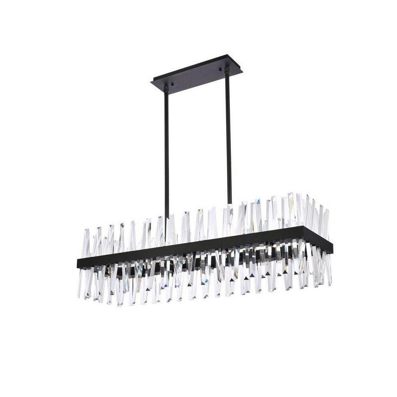 Elegant Lighting Serephina 24 - Light Chandelier in  Black