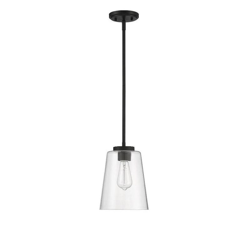 Savoy House Calhoun 1 - Light Pendant in  Satin Nickel