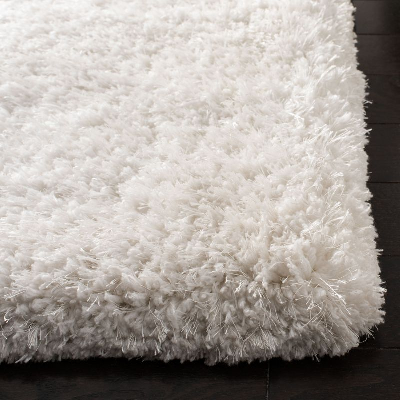 Supreme Shag SGS621 Hand Tufted Indoor Accent Rug - Ivory - 3'x5' - Safavieh