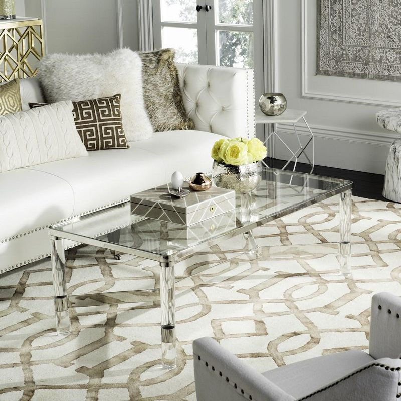 Suzanna Coffee Table - Silver - Safavieh