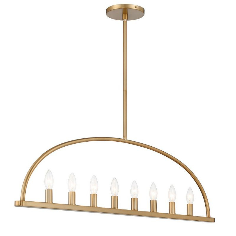 Crystorama Lighting Abbott 8 - Light Chandelier in  Vibrant Gold