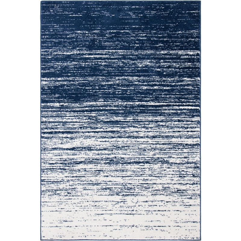Adirondack ADR113 Machine Made Indoor Accent Rug - Navy/Ivory - 3'x5' - Safavieh