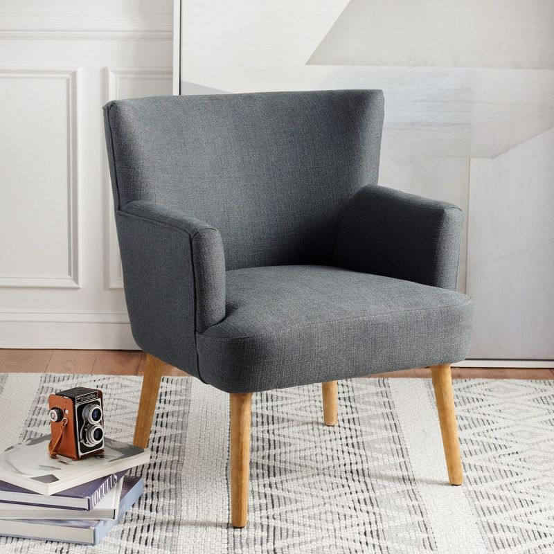 Delfino Accent Chair - ACH4009 - Dark Grey - Safavieh