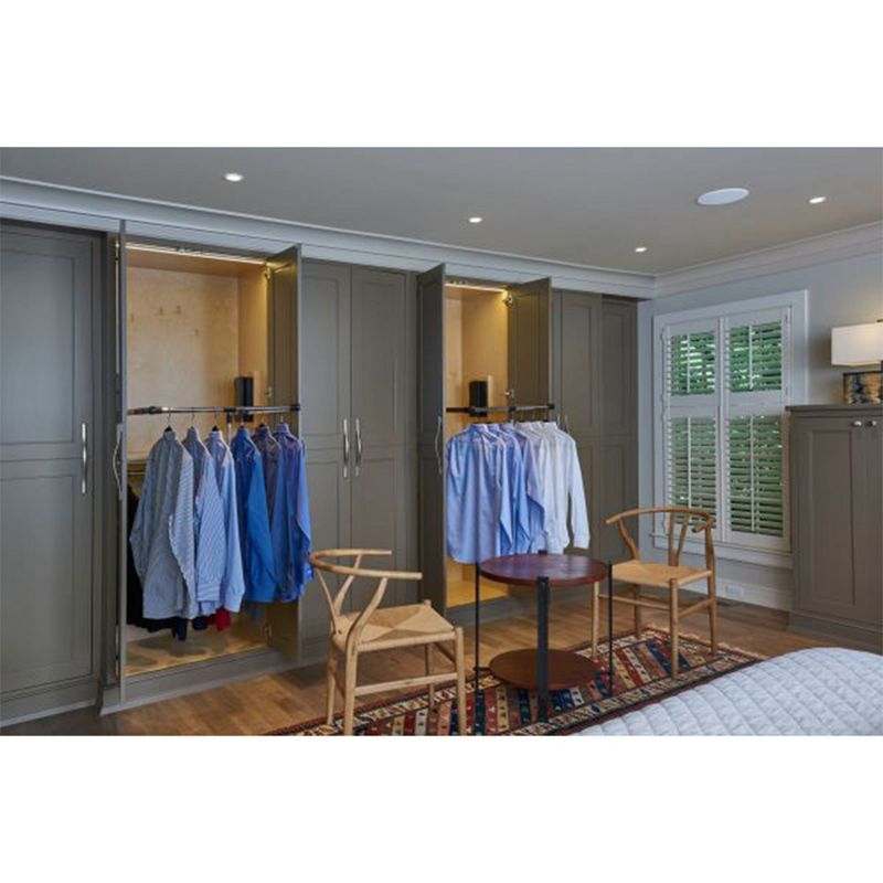 Rev-A-Shelf 26"-35" Pull Down Adjustable Side Mounted Closet Rod for Kitchen/ Bathroom Cabinets with Telescoping Handle & Hardware, Chrome, CPDR-2635