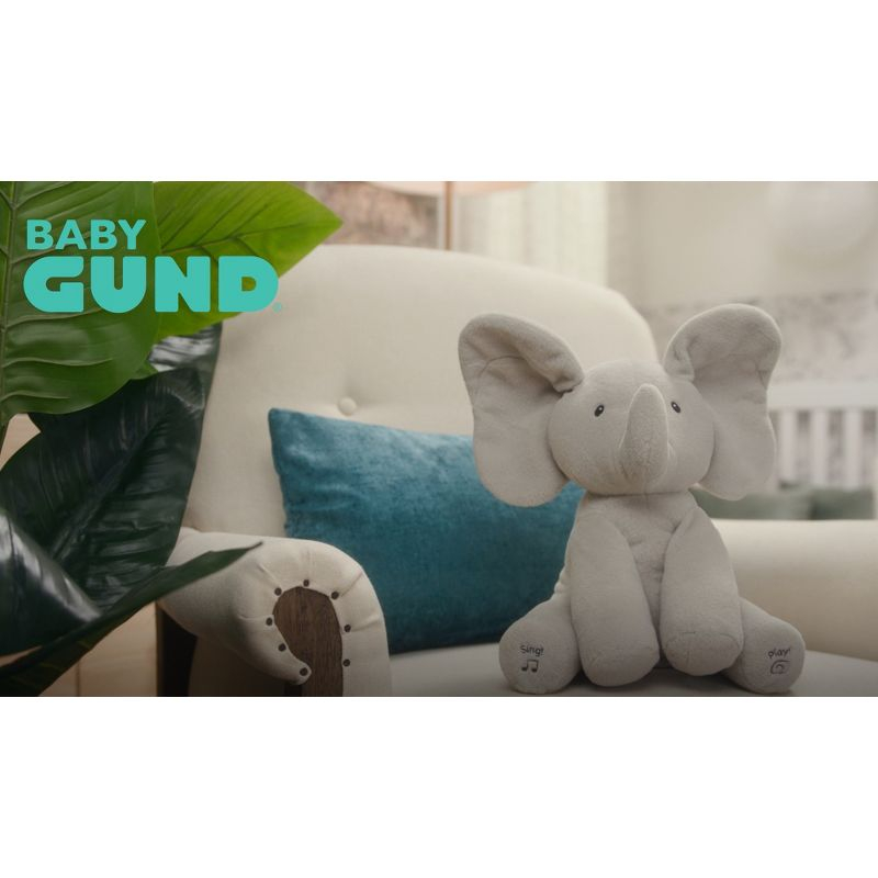 GUND Baby Flappy the Elephant Musical Plush
