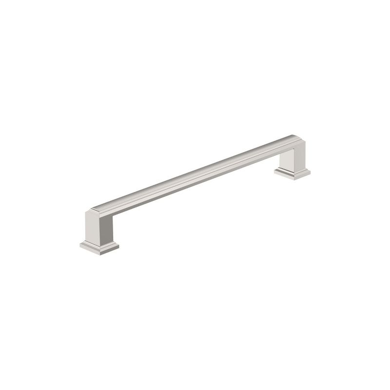 Amerock Appoint 7-9/16 inch (192mm) Center-to-Center Polished Nickel Cabinet Pull
