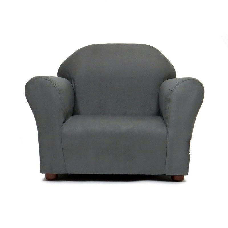 Keet Keet Roundy Microsuede Chair Charcoal