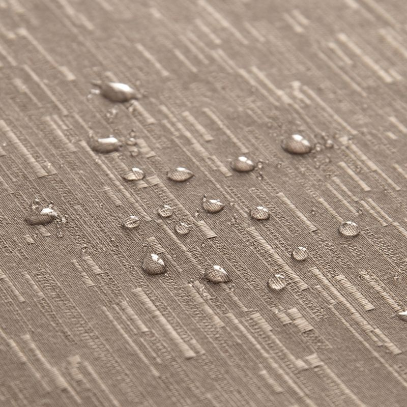 Continental Solid Texture Water and Stain Resistant Napkins, Set of 4 - 17" x 17" - Taupe - Elrene Home Fashions