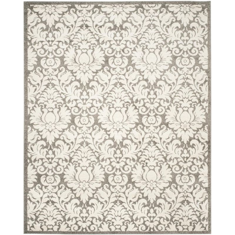 Amherst AMT427 Power Loomed Indoor Area Rug - Dark Grey/Beige - 9'x12' - Safavieh