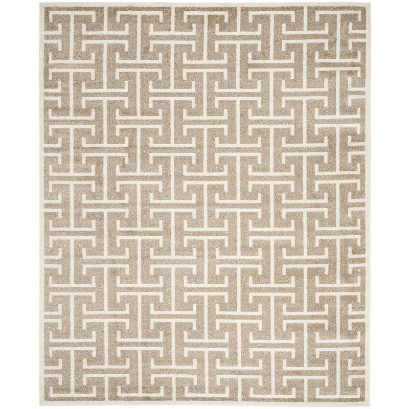 Amherst AMT404 Power Loomed Area Rug - Wheat/Beige - 8'x10' - Safavieh.