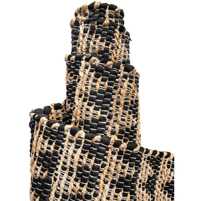 Unique Loom 2' 2 x 6' 1 Chindi Jute  Runner Rug