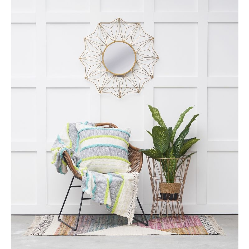 Benn Tufted Woven Decorative Throw Pillow