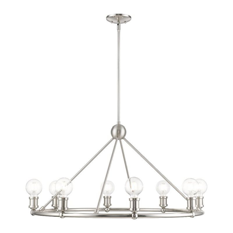 Livex Lighting Lansdale 8 - Light Chandelier in  Brushed Nickel