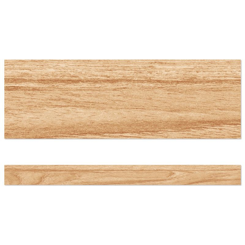 Carson Dellosa Education Grow Together Light Wood Grain Straight Borders, 36 Feet Per Pack, 6 Packs