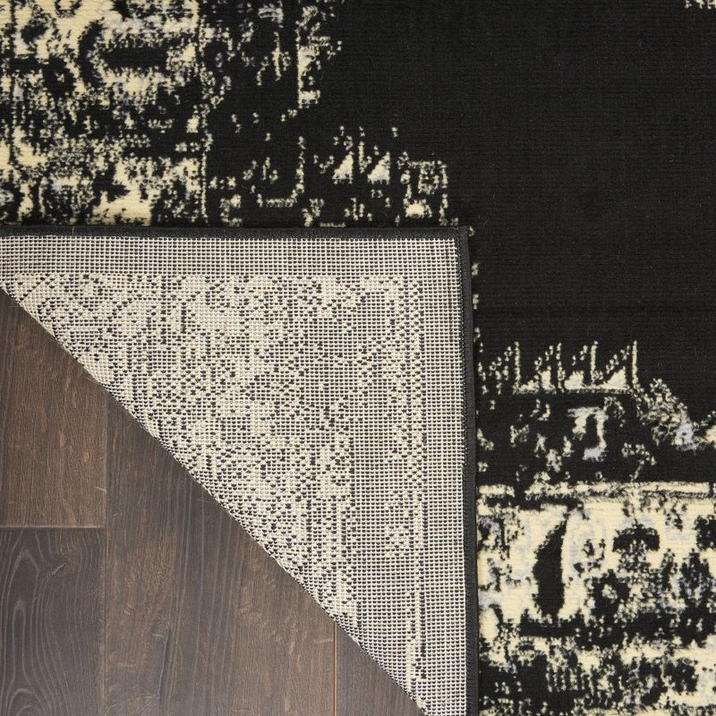 Nourison Grafix GRF14 Indoor Area Rug - Black 7' x 10'