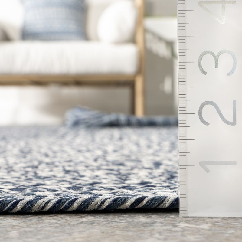 nuLOOM Wynn Braided Indoor/Outdoor Area Rug, Runner 2' 6" x 6', Light Blue