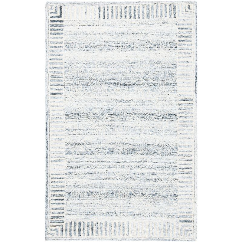 Roslyn ROS804 Hand Tufted Area Rug - Grey/Ivory - 3'x5' - Safavieh.