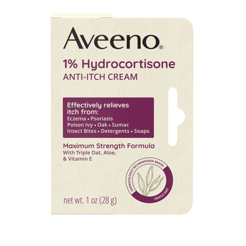 Aveeno Active Naturals Anti-itch Cream - 1oz