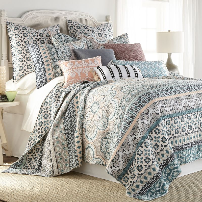 Addie Medallion Euro Sham Set of 2 - Levtex Home