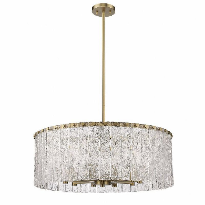 Z-Lite Glacier 10 - Light Chandelier in  Modern Gold