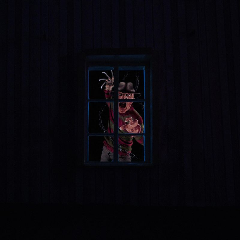WOWindow Nigtmare On Elm St Freddy Krueger Full Size Halloween Window Sticker